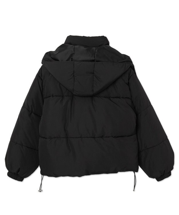 WEGO 【2WAYフード取り外し可能/あったかい】２WAYパディングブルゾン ブラック