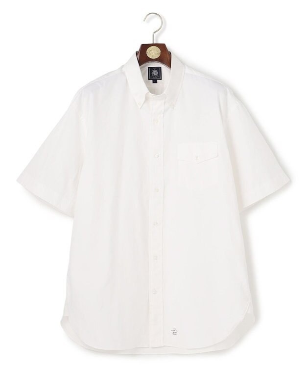J.PRESS MEN 【J.PRESS ORIGINALS】【UNISEX】Oxford Half Sleeve Shirt / B.D. / Baggy-Fit ホワイト系