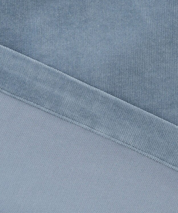 UNFILO ストレッチコーデュロイ Iラインスカート サックス