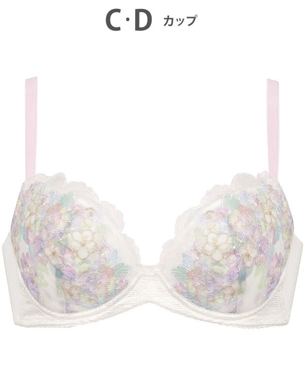 Wing ブラジャー 夏のブラストレスから解放 汗の不快感を軽減(カップ肌側・ワイヤーループ・バック) 背中すっきり 【ときはなつブラ】 KB2872 ウイング／ワコール アイボリー