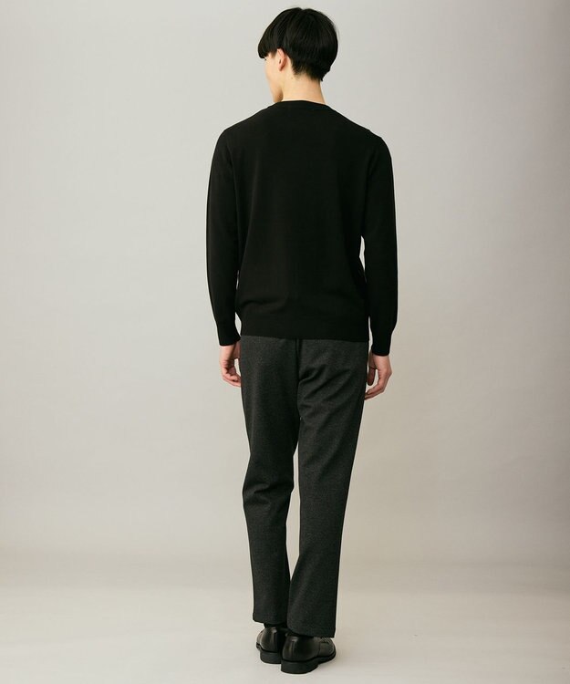 UNFILO MENS コンフォートジャージー スラックス ブラック