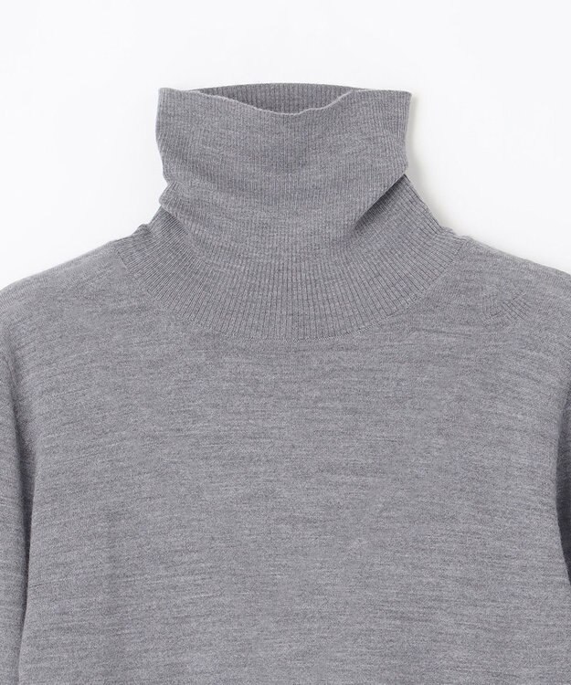 NAVE 【Nave】リュクスウール タートルネック ニット ライトグレー系