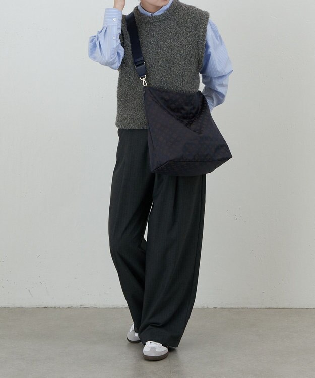 russet ナイロンジャガード2WAYショルダーバッグ(CE-1622) Purple/BR