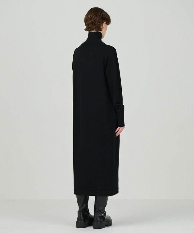 GRACE CONTINENTAL ストレートニットワンピース ブラック