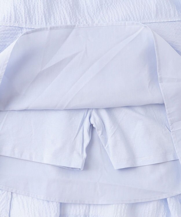 組曲 KIDS 【150-160㎝】イレギュラーヘム キュロット スカイブルー系