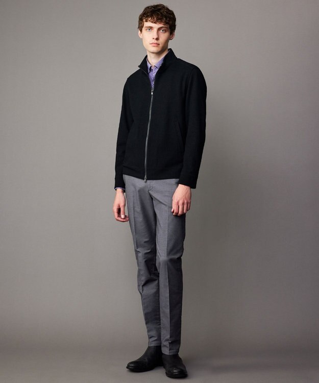 JOSEPH ABBOUD 【ストレッチ・洗える】ストレッチ プリント シャツ ワイン系5