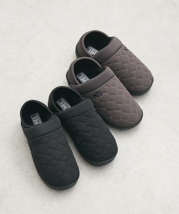 Green Parks ■ＭＥＩ　キルトモックシューズ Gray