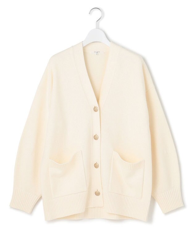 23区 S 【SLOW/一部店舗限定】ハイバルコットンブレンド カーディガン アイボリー系