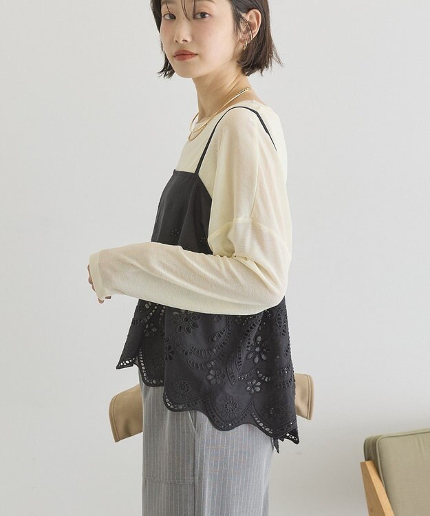 AMERICAN HOLIC レースビスチェ Black