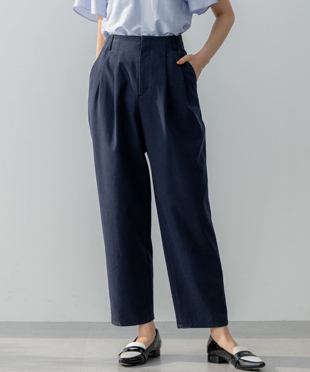 組曲 L チノライク パンツ ネイビー系