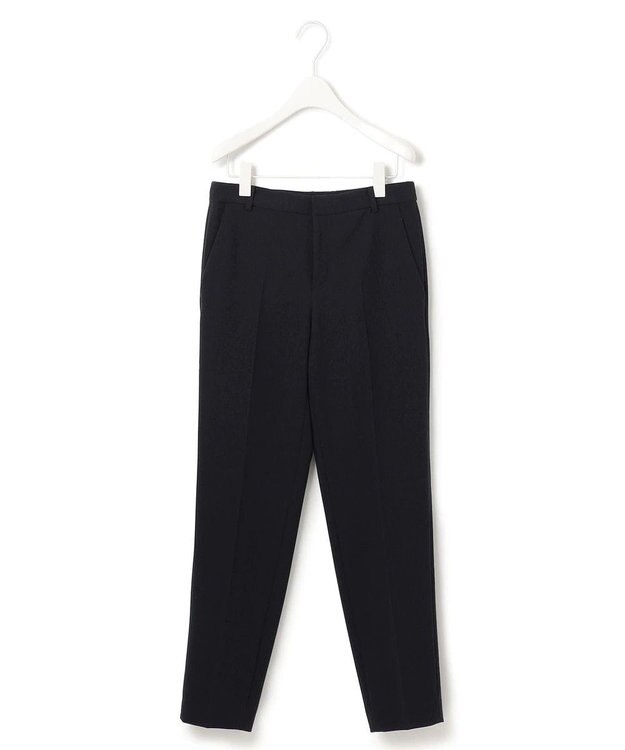 23区 トリアセダブルジョーゼット パンツ ブラック系