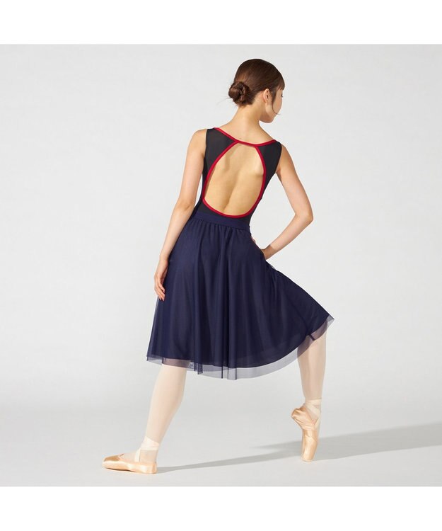 Chacott 【MADOKA SUGAI】ノースリーブレオタード ブラック