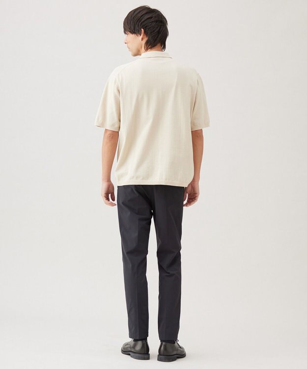 UNFILO MENS スゴ機能美 ニット ポロシャツ【ギフトにもおすすめ】 ベージュ