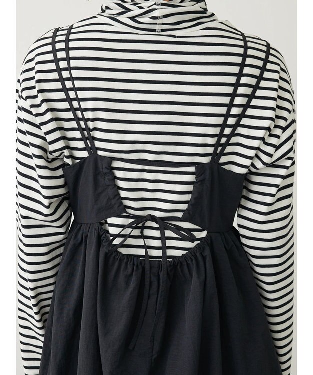 Green Parks ・ＥＬＥＮＣＡＲＥ　ＤＵＥ　バルーンキャミワンピース Black