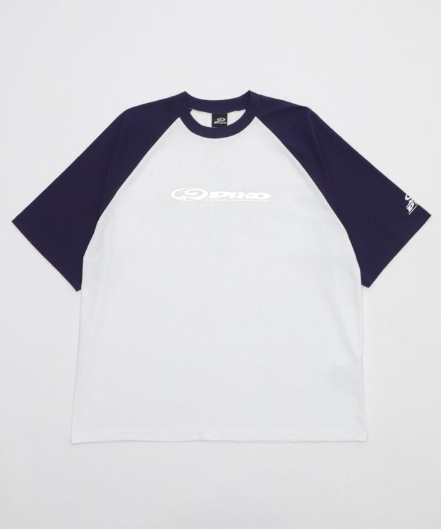 WEGO 別注PIKOラグラングラフィックT（SS） ネイビー