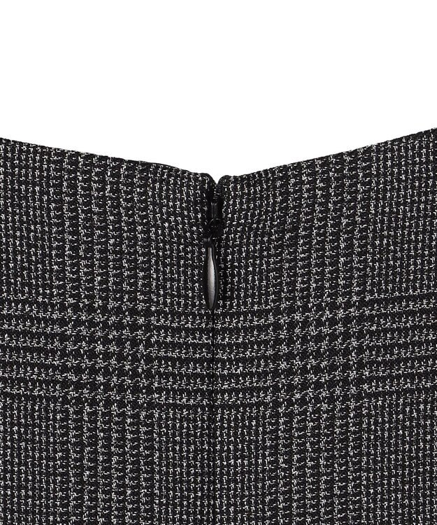 ICB L ウォッシャブルライトウール ワンピース ラメチェック