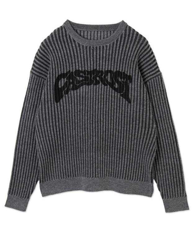 WEGO ヴィンテージライクグラフィックプルオーバー グレー