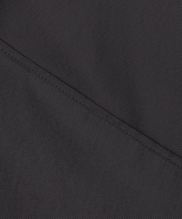 #Newans 【シワになりにくい/洗濯機可能】プリーツカラーブラウス ブラック