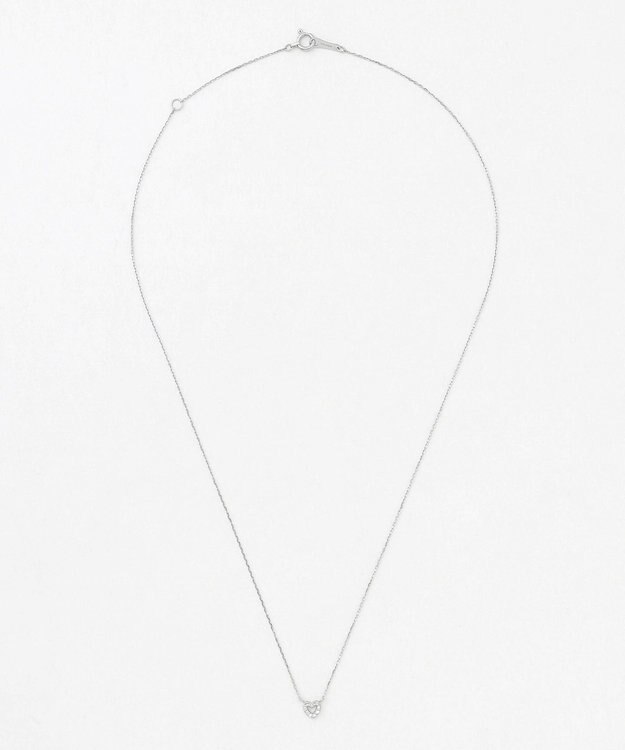 TOCCA 【WEB限定】IN YOUR HEART NECKLACE プラチナ ダイヤモンド ネックレス プラチナ系