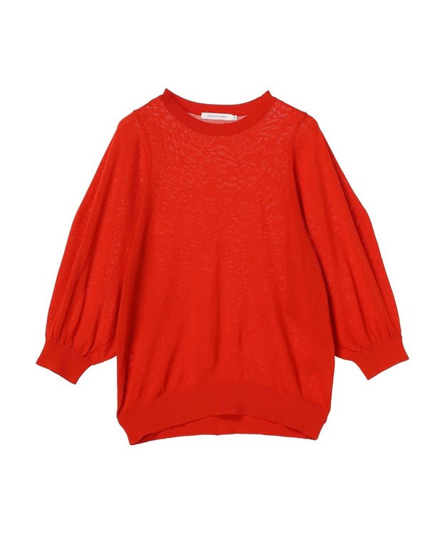 AMERICAN HOLIC ドルマンハイゲージニットプルオーバー Red