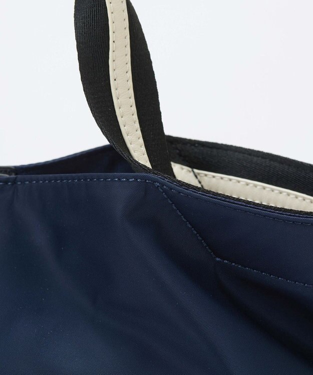 TOPKAPI 【TREASURE TOPKAPI】ストライプハンドル ナイロン 2way トートバッグ A4対応 ネイビー