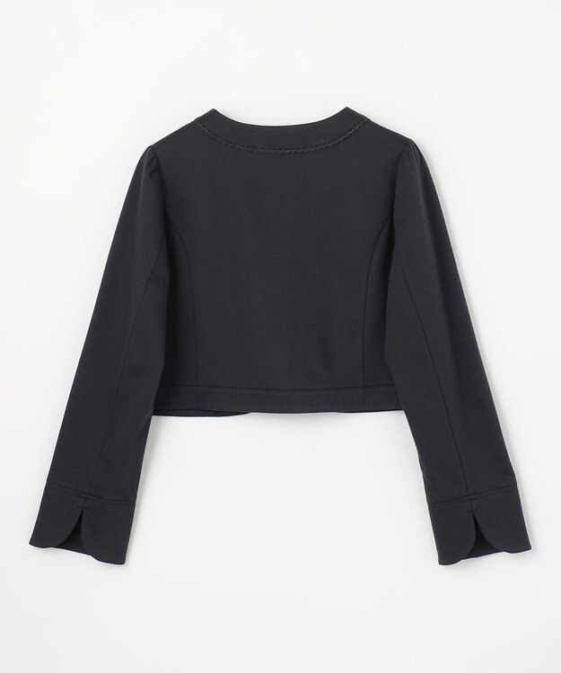 組曲 KIDS 【150-170㎝】ノーカラー ジャケット ネイビー