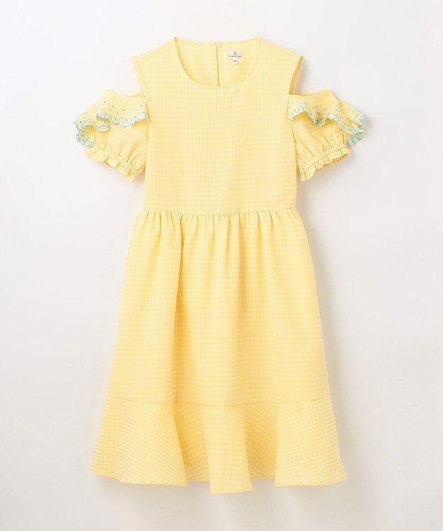組曲 KIDS 【150-160㎝】ジュエルシー ワンピース イエロー系