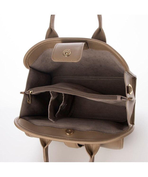 UNBILLION カシュカシュ cachecache / ベルトフラップ2wayパーテーショントート オーク