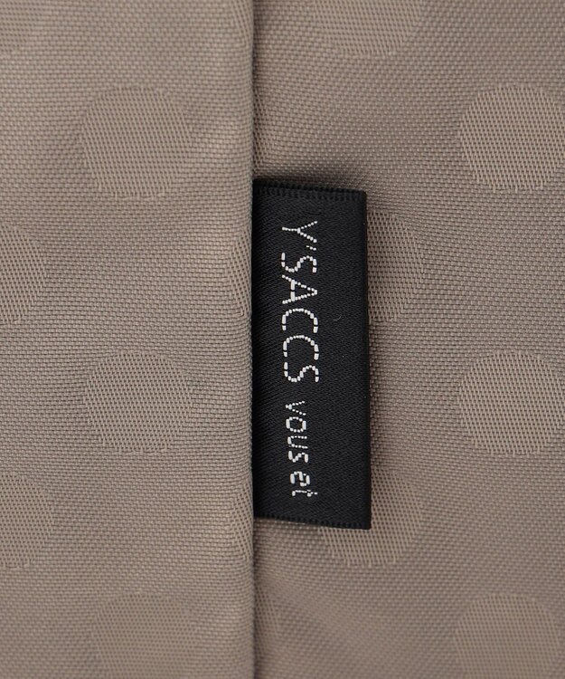 Y'SACCS 【Y’SACCS vous et】ドットジャカードトート Mサイズ グレージュ