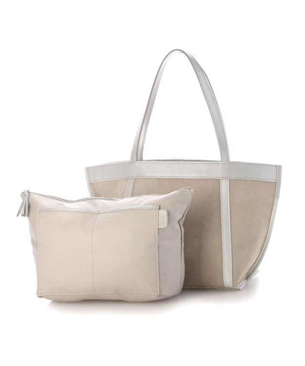 UNBILLION ペルケ perche / 撥水リバーシブルトートS シルバー