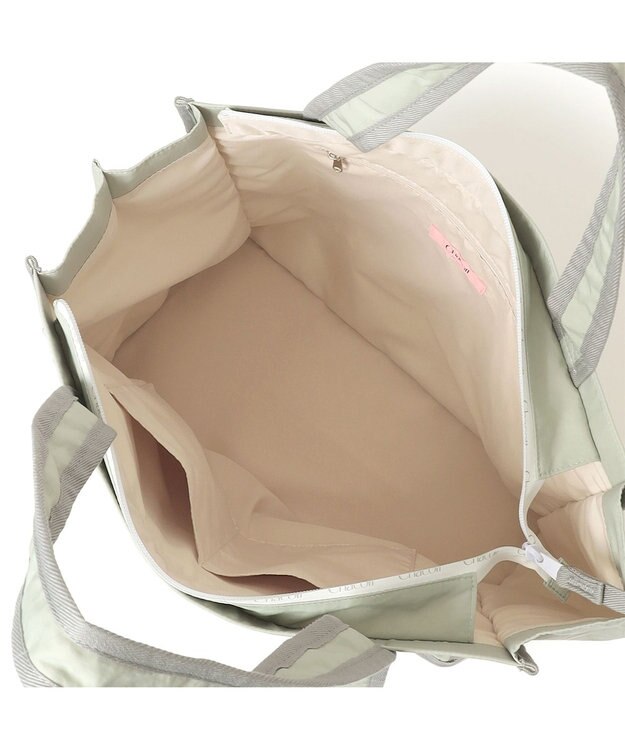 Chacott パイピングトートバッグ アイスグリーン