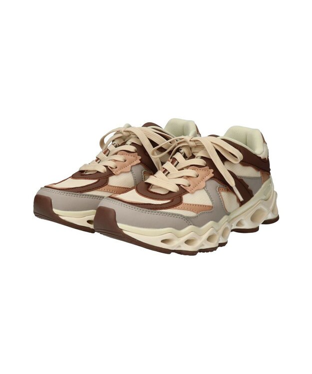 Bridget Birkin 【VINCULUM】中空ソールスニーカー ブラウンコンビ