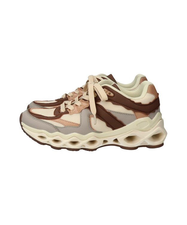 Bridget Birkin 【VINCULUM】中空ソールスニーカー ブラウンコンビ