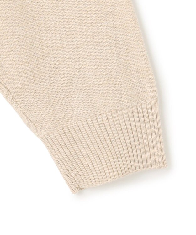 J.PRESS YORK STREET 【UNISEX】ANTI PILLING WOOL Vネックカーディガン アイボリー系