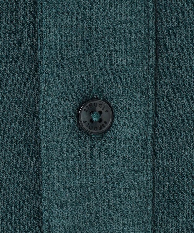 23区GOLF 【MEN】【吸湿発熱】グランサーモカノコ ポロシャツ ダークグリーン系