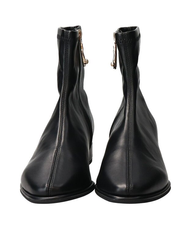 Bridget Birkin 【Bridget Birkin】パールチャームショートブーツ ブラック