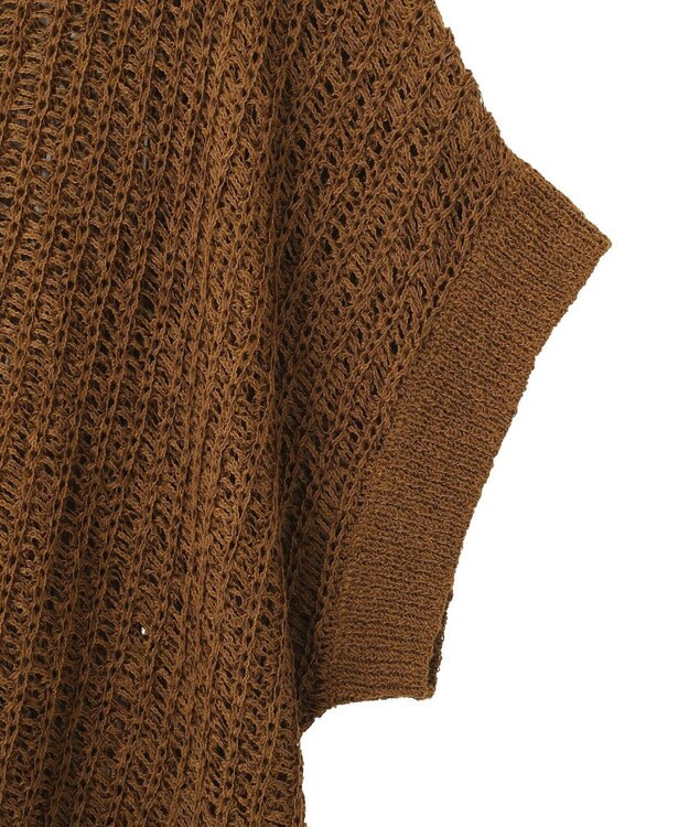 AMERICAN HOLIC 透かし畦ルーズニット Camel