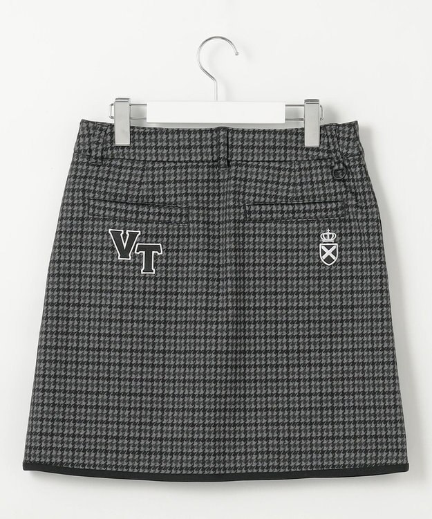 23区GOLF 【WOMEN】ガンクラブチェックプリントスカート ブラック系3