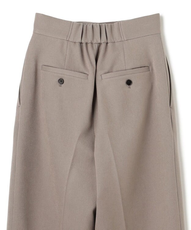 uncrave プルーフウールライクツイル ワイドパンツ グレージュ