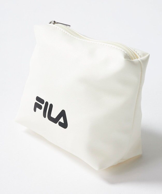 OP／FILA 【FILA】PVCロゴ2WAYバッグ ホワイト