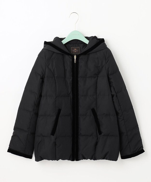 TOCCA HOLIDAY ショートダウンコート ブラック系