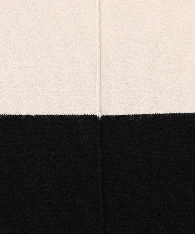 ICB 【洗える】ヴィスコースワイド プルオーバー トープ×ブラック系