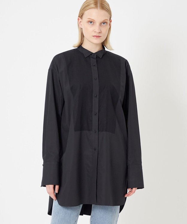 BEIGE， 【WEB限定】DIAMANT / ドレスシャツ Black