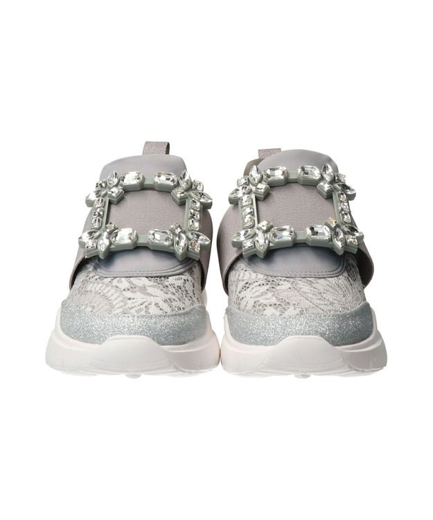 Bridget Birkin 【Bridget Birkin】バックルスニーカー グレー雑材