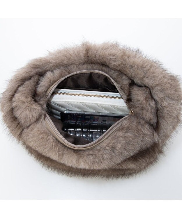 UNBILLION カシュカシュ cachechche / ワンハンドルエコファーシンプルトート オーク