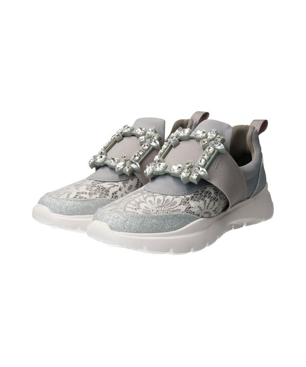 Bridget Birkin 【Bridget Birkin】バックルスニーカー グレー雑材