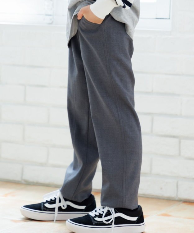 J.PRESS KIDS 【140-170cm】ナチュラルストレッチ パンツ グレー系