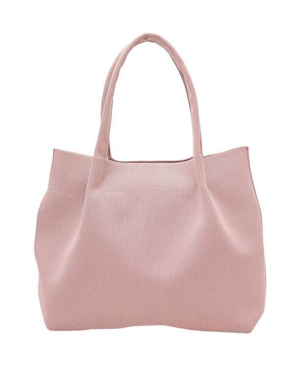 Green Parks ・ＱＵＯＮ　ミディアムニットトート Pink
