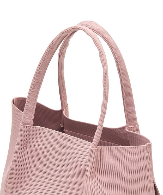 Green Parks ・ＱＵＯＮ　ミディアムニットトート Pink