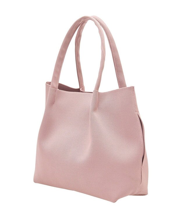 Green Parks ・ＱＵＯＮ　ミディアムニットトート Pink